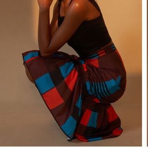 Anthropologie Eva Franco flounced midi skirt Holiday